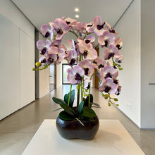 Load image into Gallery viewer, Premium Faux Inkberry Orchid Arrangement