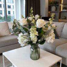 Load image into Gallery viewer, Premium Hydrangea & Rose Artificial Arrangement
