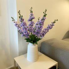 Load image into Gallery viewer, Real Touch Delphinium Lilac Artificial Bouquet