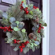 Load image into Gallery viewer, Premium Scarlet Rosehip Berry Wreath