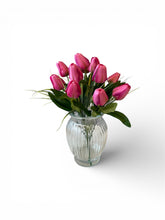 Load image into Gallery viewer, Hot Pink Tulip Vase Arrangement