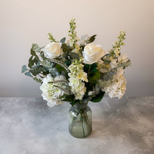 Load image into Gallery viewer, Premium Hydrangea & Rose Artificial Arrangement
