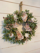 Load image into Gallery viewer, Blush Rose Circle wreath
