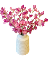 Load image into Gallery viewer, Pink Sweet pea Artificial Arrangement