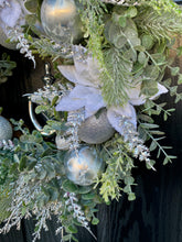 Load image into Gallery viewer, Christmas Silver Fern Wreath ~ Handmade