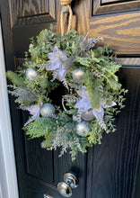 Load image into Gallery viewer, Christmas Silver Fern Wreath ~ Handmade