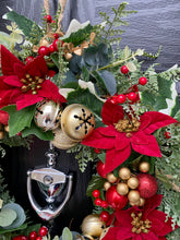 Load image into Gallery viewer, Christmas Ruby wreath ~ Handmade