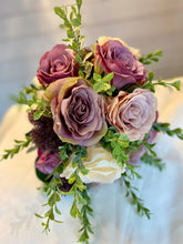 Load image into Gallery viewer, Mauve Rose Bridal Wedding Bouquet