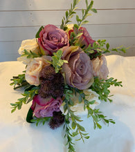 Load image into Gallery viewer, Mauve Rose Bridal Wedding Bouquet
