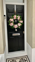Load image into Gallery viewer, Large Pink Hydrangea Wreath
