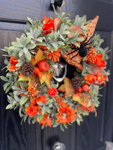 Load image into Gallery viewer, Burnt Orange Autumn Spell Door Wreath

