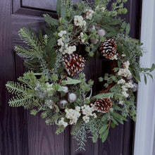 Load image into Gallery viewer, Premium Nobel Berry &amp; Jingle bell large door wreath
