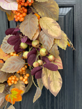 Load image into Gallery viewer, Large Autumn Premium Thicket Wreath
