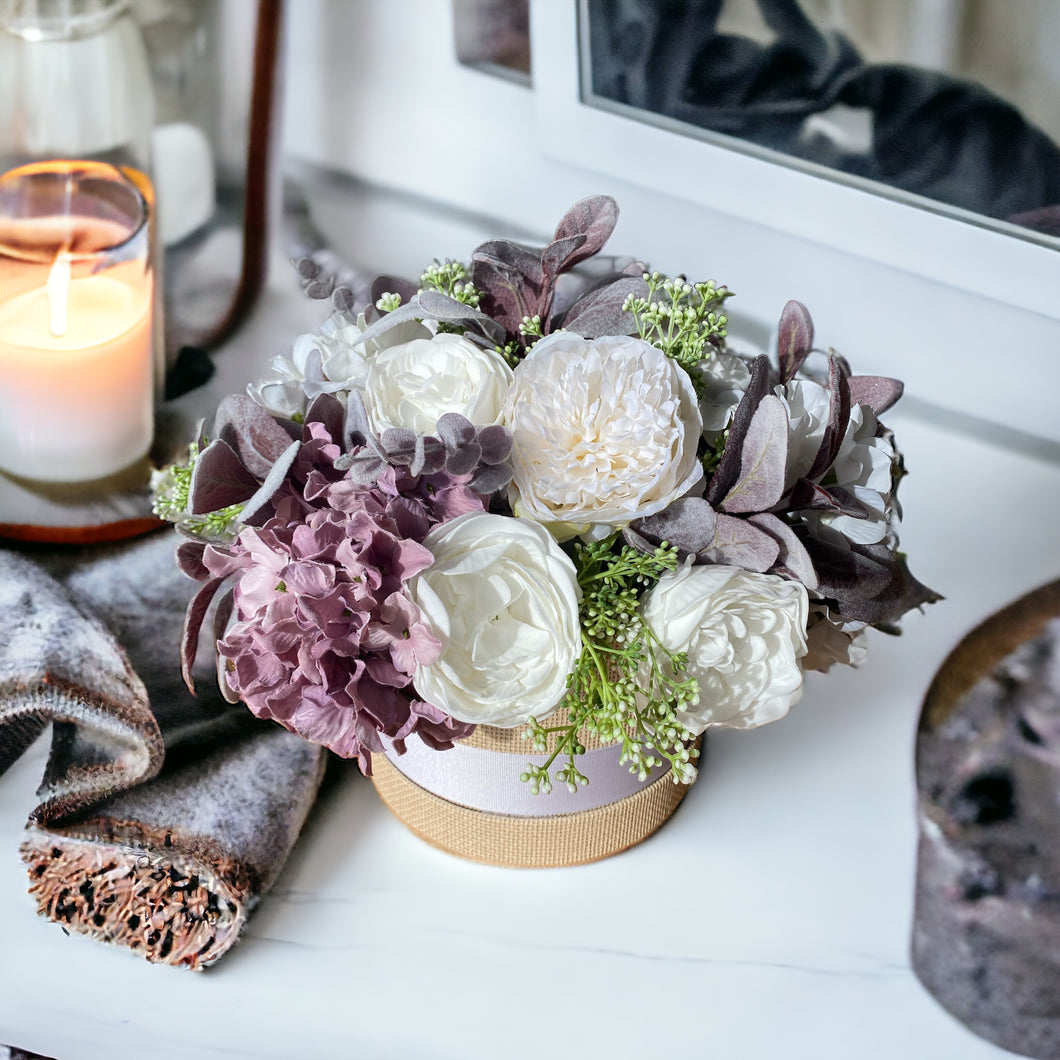 Mauve Hydrangea & peony Box