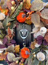 Load image into Gallery viewer, Large Luxury Autumn Pumpkin &amp; Thicket Wreath
