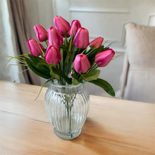 Load image into Gallery viewer, Hot Pink Tulip Vase Arrangement
