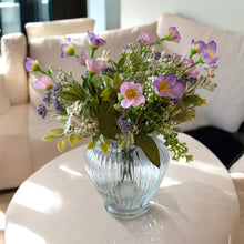 Load image into Gallery viewer, Purple Floral Vase Arrangement
