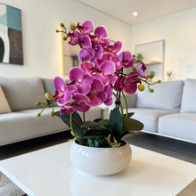 Load image into Gallery viewer, Luxury Faux Hot pink Orchid Arrangement
