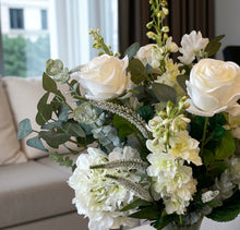 Load image into Gallery viewer, Premium Hydrangea &amp; Rose Artificial Arrangement

