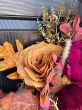 Load image into Gallery viewer, Luxury Large Autumn Wreath - Burgundy, Burnt Orange, Cerise and Gold Artificial Door Wreath
