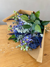 Load image into Gallery viewer, Midnight Meadow Hand-tied Bouquet
