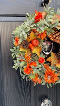 Load image into Gallery viewer, Burnt Orange Autumn Spell Door Wreath
