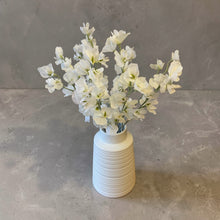 Load image into Gallery viewer, Cream Sweet pea Artificial Arrangement

