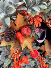 Load image into Gallery viewer, Burnt Orange Autumn Spell Door Wreath
