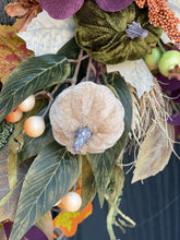 Load image into Gallery viewer, Large Luxury Autumn Pumpkin &amp; Thicket Wreath

