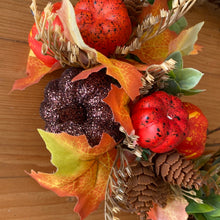 Load image into Gallery viewer, Autumn Pumpkin Wreath
