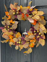 Load image into Gallery viewer, Large Autumn Premium Thicket Wreath
