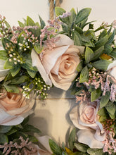 Load image into Gallery viewer, Blush Rose Circle wreath
