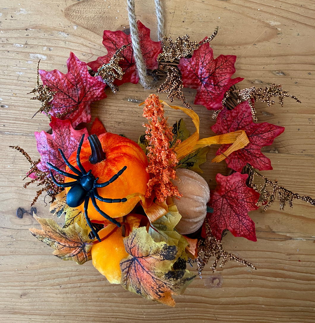 Mini Autumn pumpkin Wreath