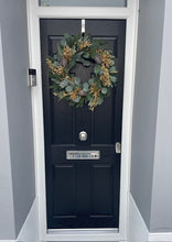 Load image into Gallery viewer, Christmas Gold Berry &amp; Pinecone Spruce Door wreath
