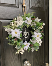 Load image into Gallery viewer, Frosted Ice Wreath ~ Handmade
