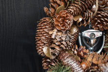 Load image into Gallery viewer, Russet Fruit Pinecone Door Wreath
