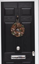 Load image into Gallery viewer, Russet Fruit Pinecone Door Wreath
