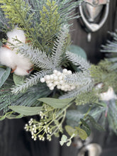 Load image into Gallery viewer, Christmas Spruce &amp; White berry Christmas wreath Large
