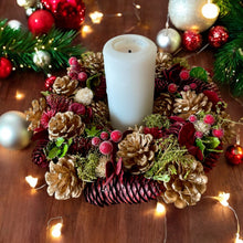 Load image into Gallery viewer, Red Pine Wreath
