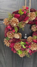 Load and play video in Gallery viewer, Red Pine Wreath
