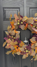 Load and play video in Gallery viewer, Large Autumn Premium Thicket Wreath
