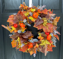 Load image into Gallery viewer, Autumn Leaves Wreath
