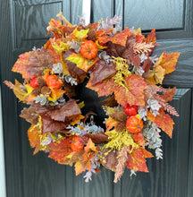 Load image into Gallery viewer, Autumn Leaves Wreath
