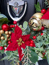 Load image into Gallery viewer, Luxury Ruby Christmas wreath
