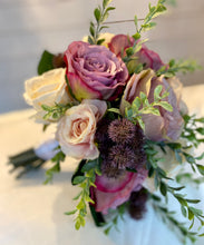 Load image into Gallery viewer, Mauve Rose Bridal Wedding Bouquet
