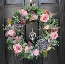 Load image into Gallery viewer, Luxury Large Blush Rose wreath
