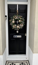 Load image into Gallery viewer, Champagne Gold Christmas Wreath
