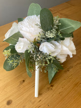 Load image into Gallery viewer, White Rose Bridal Bouquet
