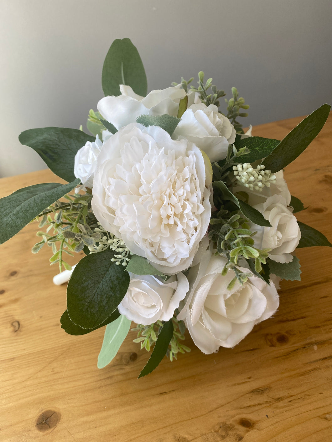 White Rose Bridal Bouquet