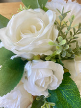 Load image into Gallery viewer, White Rose Bridal Bouquet
